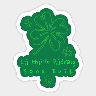 Happy Saint Patrick's Day Sticker